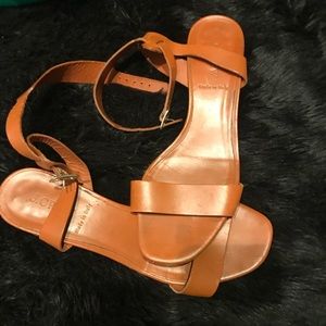 J Crew ankle strap sandals